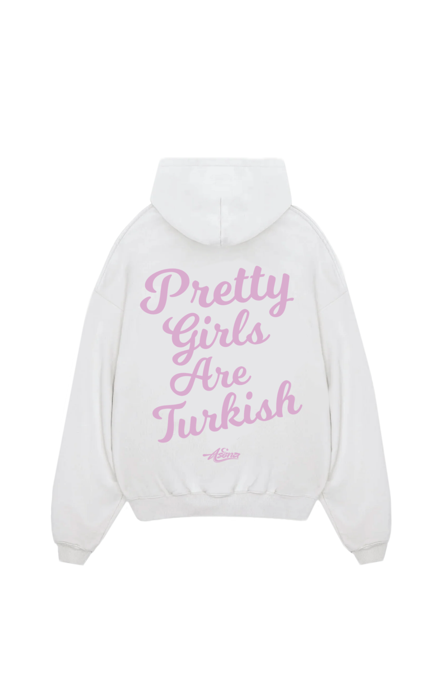 Pretty Girls are Turkish Pink Oversize Hoodie