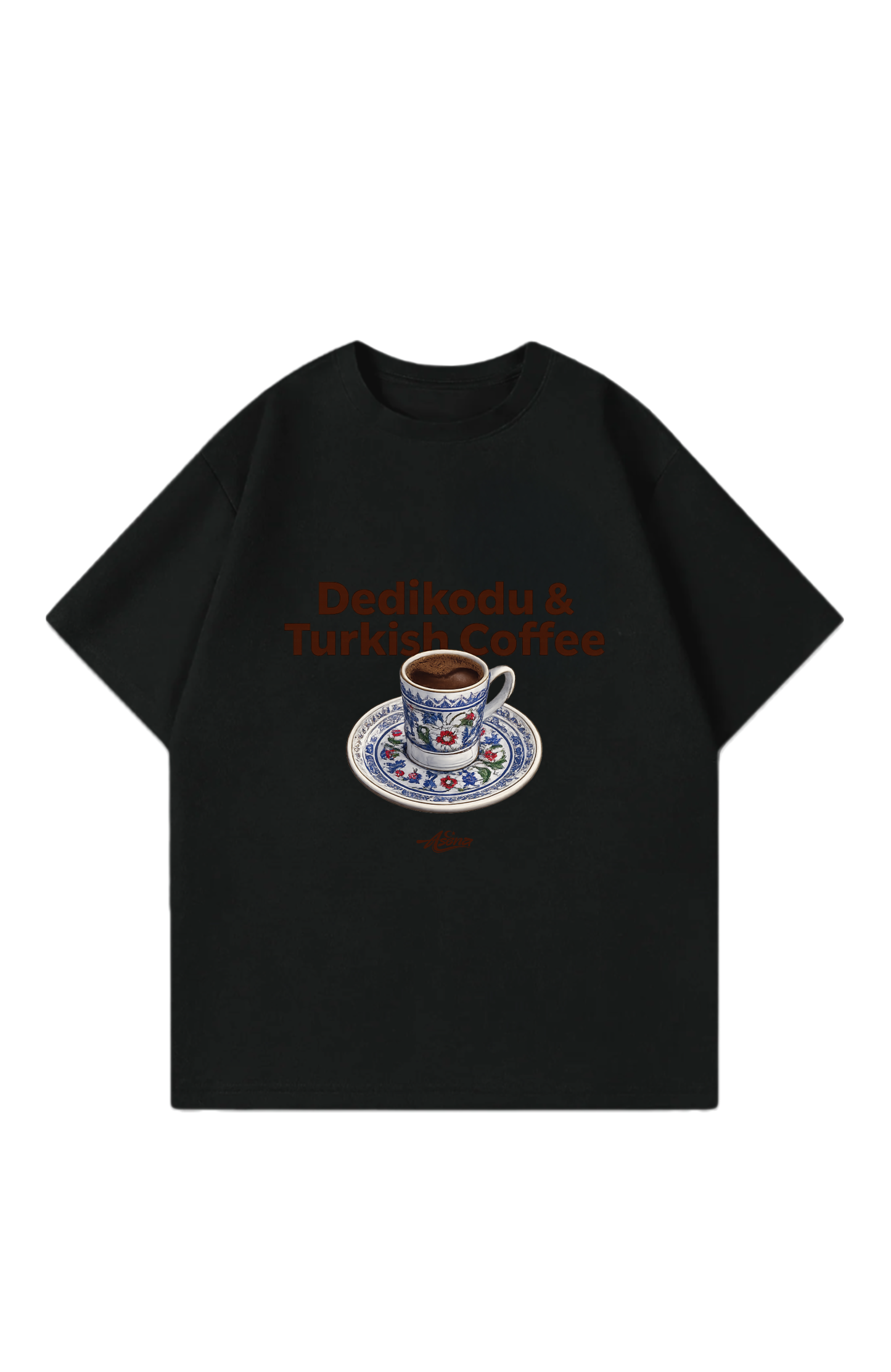 dedikodu and turkish coffee Oversize T-Shirt
