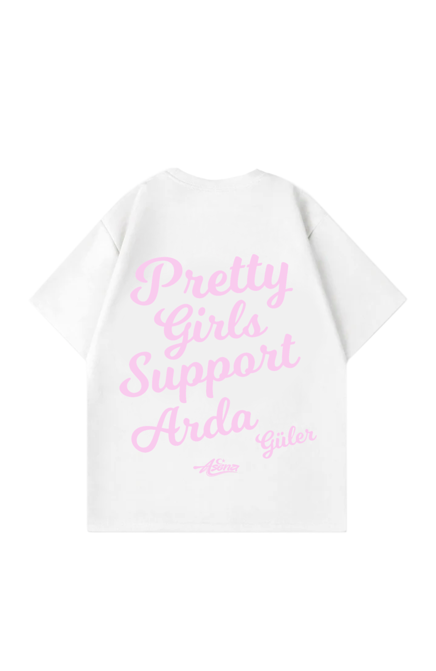 Pretty Girls support Arda Güler Pink Oversize T-Shirt