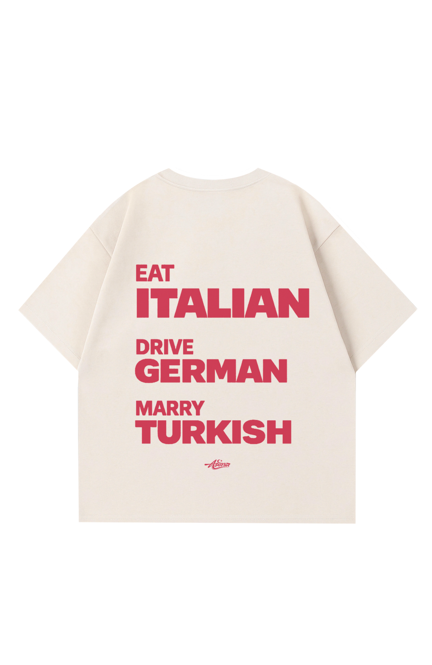 Eat Drive Marry Oversize T-Shirt