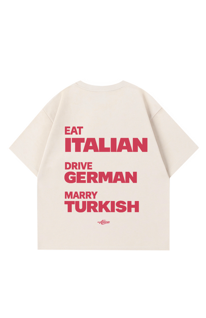 Eat Drive Marry Oversize T-Shirt