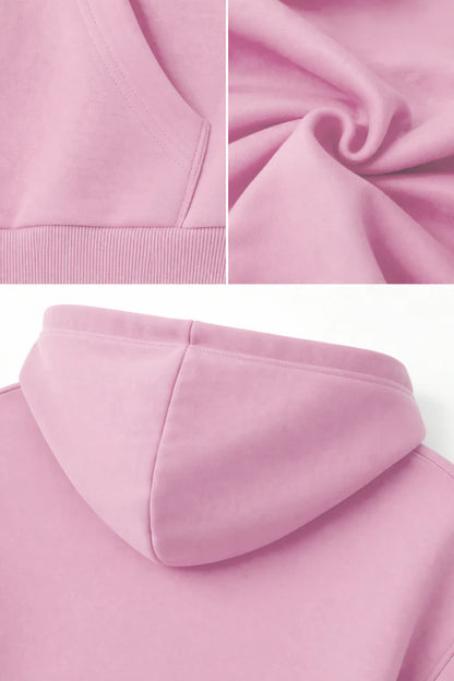 Aslan Oversized Zipper Baby Pink