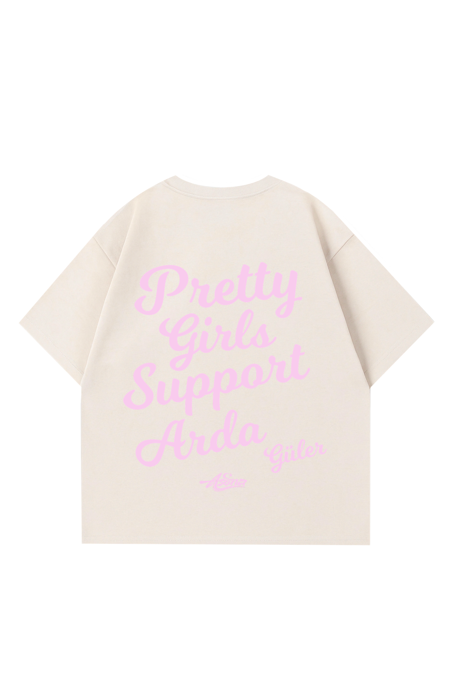 Pretty Girls support Arda Güler Pink Oversize T-Shirt