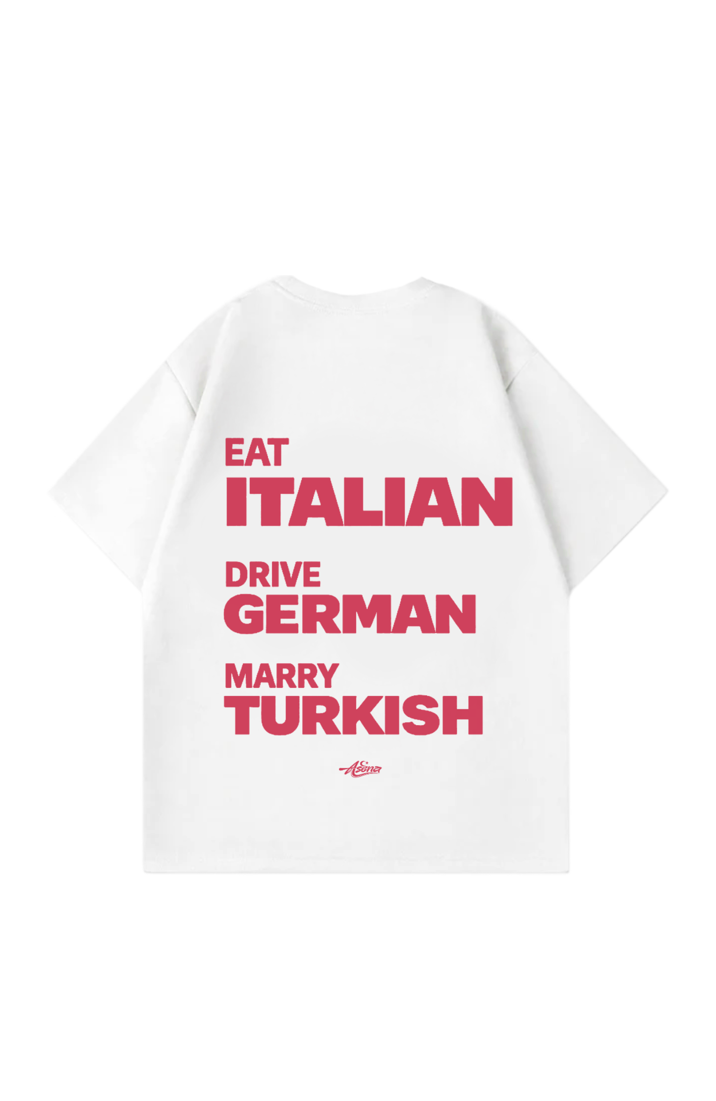 Eat Drive Marry Oversize T-Shirt