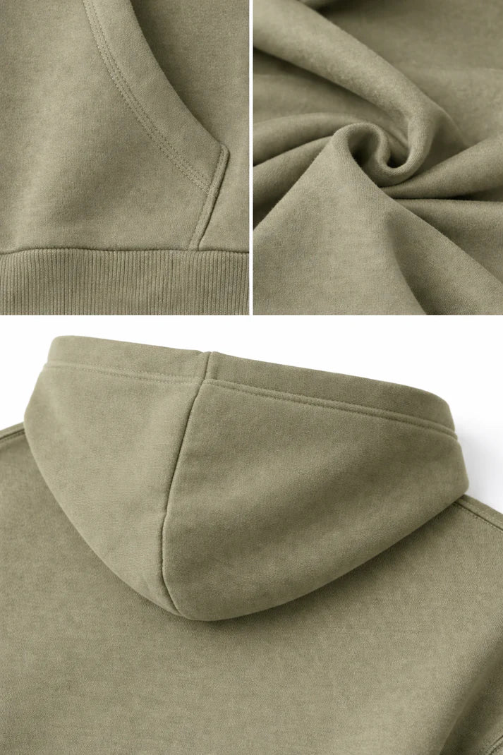 FIRTINA Oversized Zipper Olive