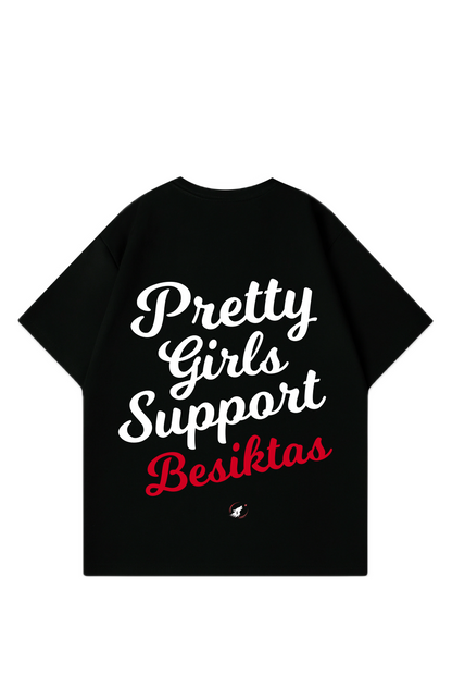 PGS Besiktas Weiß Rot Oversized T-Shirt