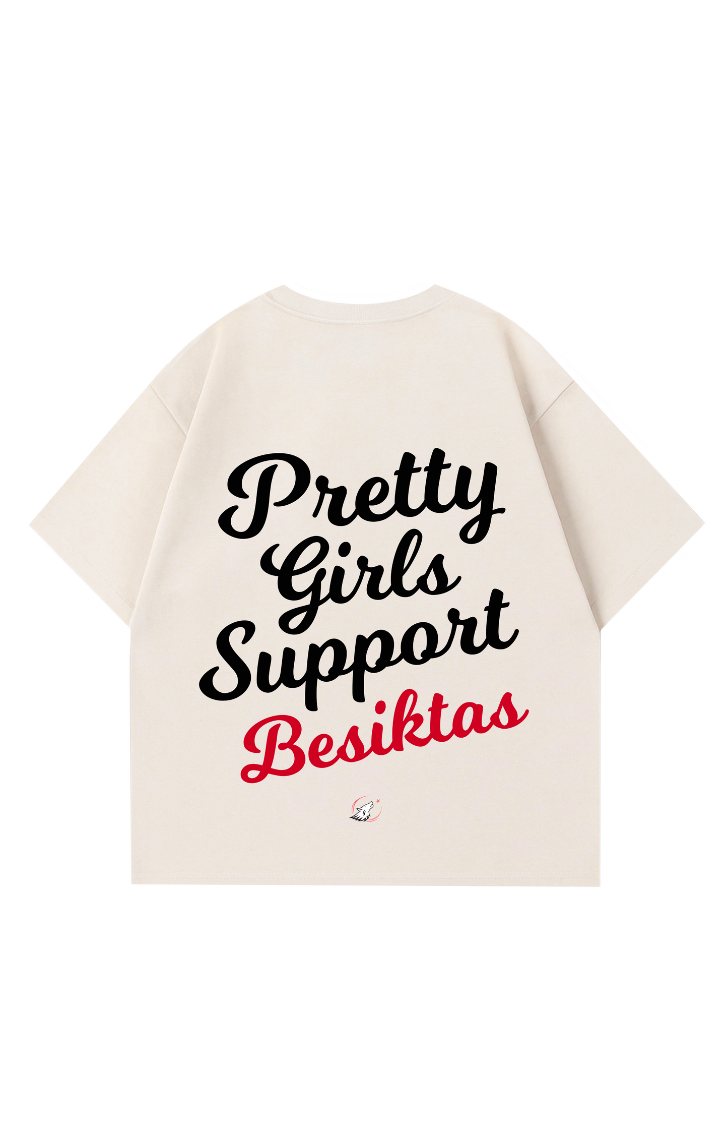 PGS Besiktas Weiß Rot Oversized T-Shirt