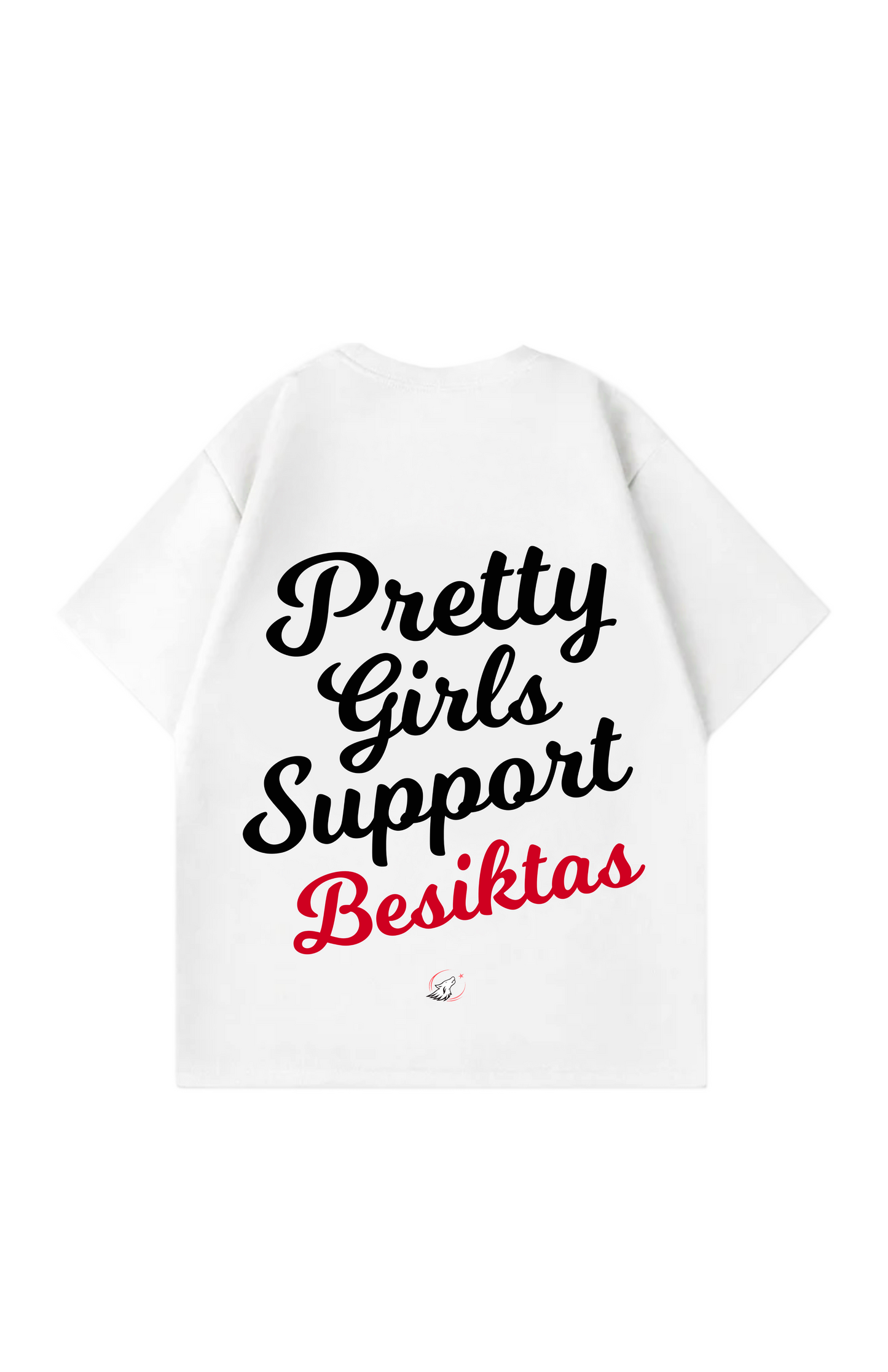 PGS Besiktas Weiß Rot Oversized T-Shirt