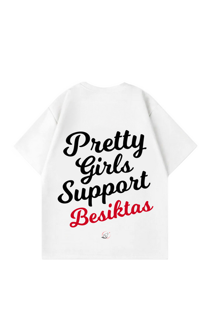 PGS Besiktas Weiß Rot Oversized T-Shirt