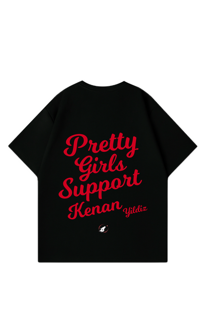 PGL Kenan Yilldiz Red Oversized T-Shirt