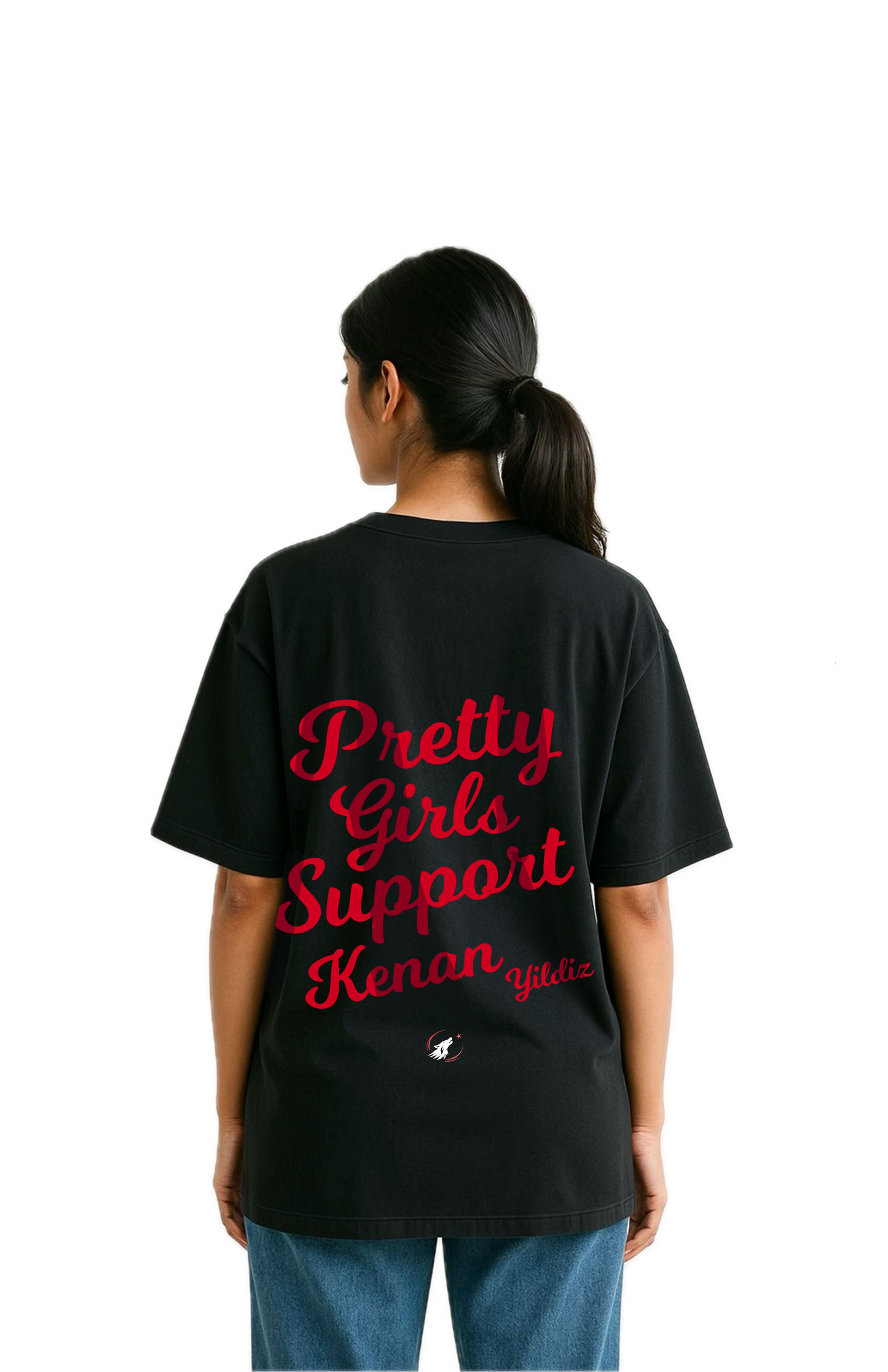 PGL Kenan Yilldiz Red Oversized T-Shirt