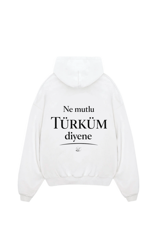 Ne mutlu TÜRKÜM diyene Oversized Hoodie
