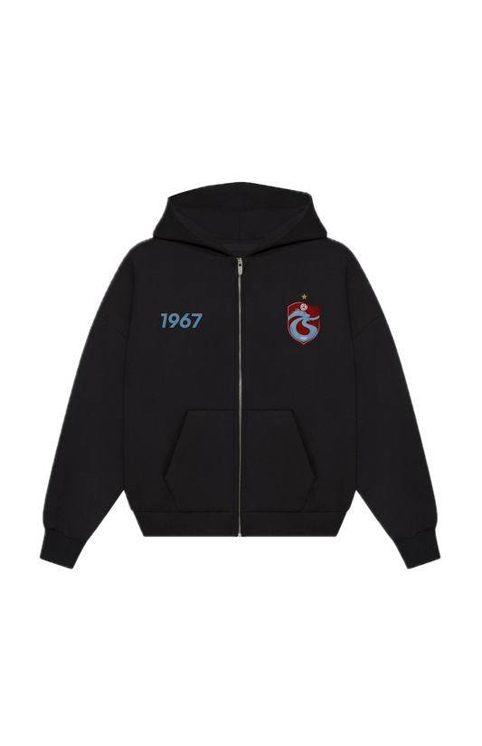 FIRTINA Oversized Zipper Black