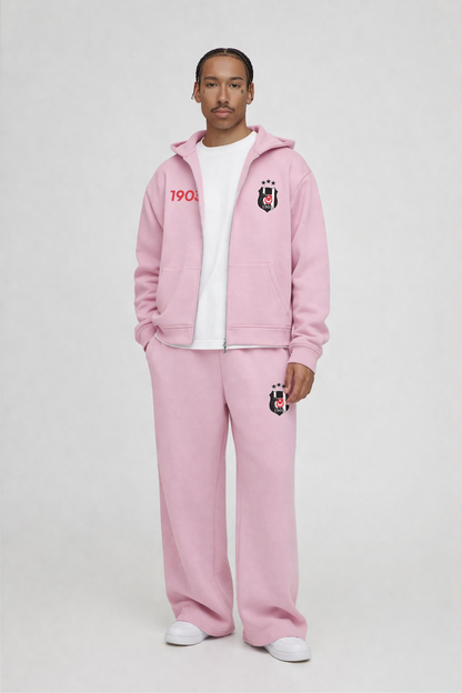 Kartal Oversized Zipper Baby Pink