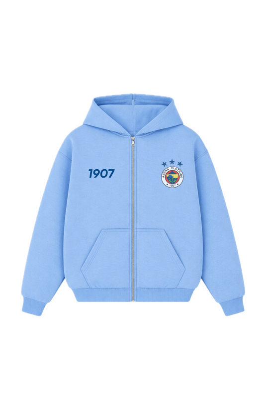 KANARYA Oversized Zipper Baby Blue