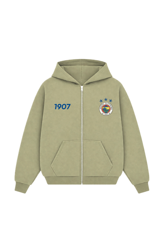 KANARYA Oversized Zipper Olive