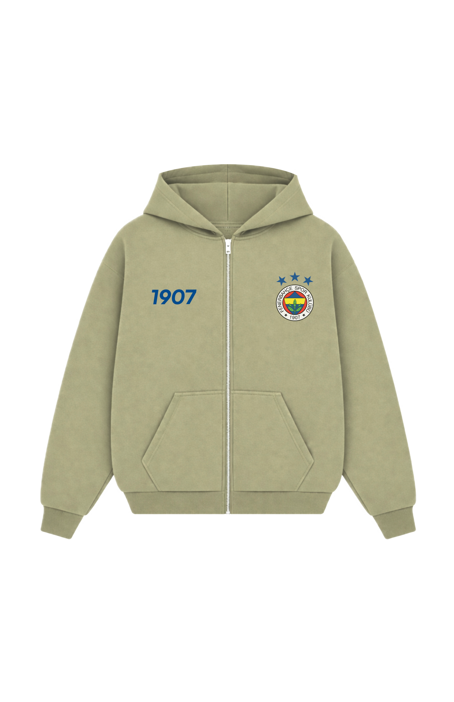 KANARYA Oversized Zipper Olive