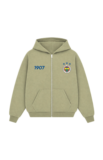 KANARYA Oversized Zipper Olive