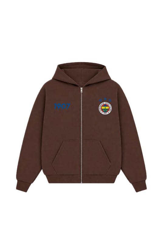 KANARYA Oversized Zipper Mocha Brown