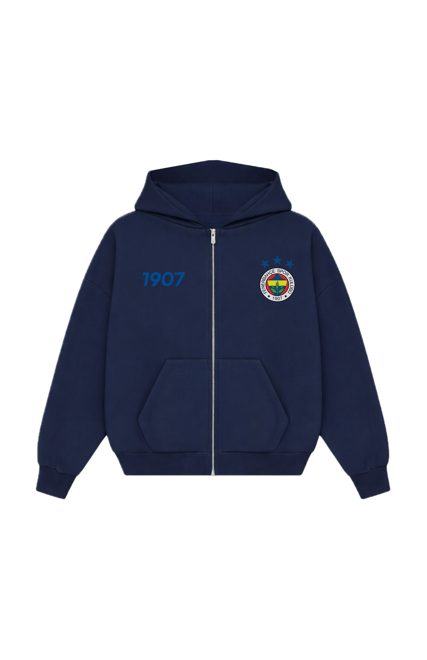 KANARYA Oversized Zipper Navy Blue