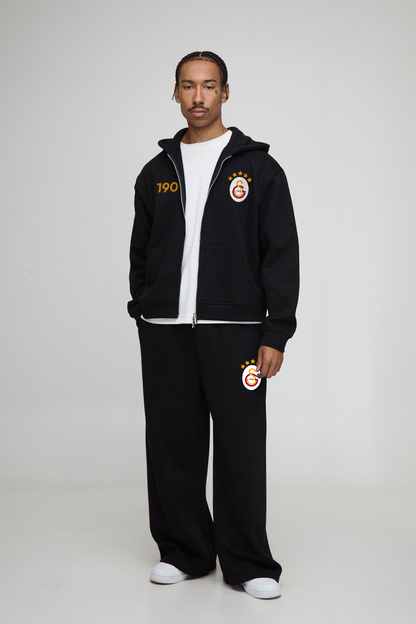 Aslan Oversized Zipper Black