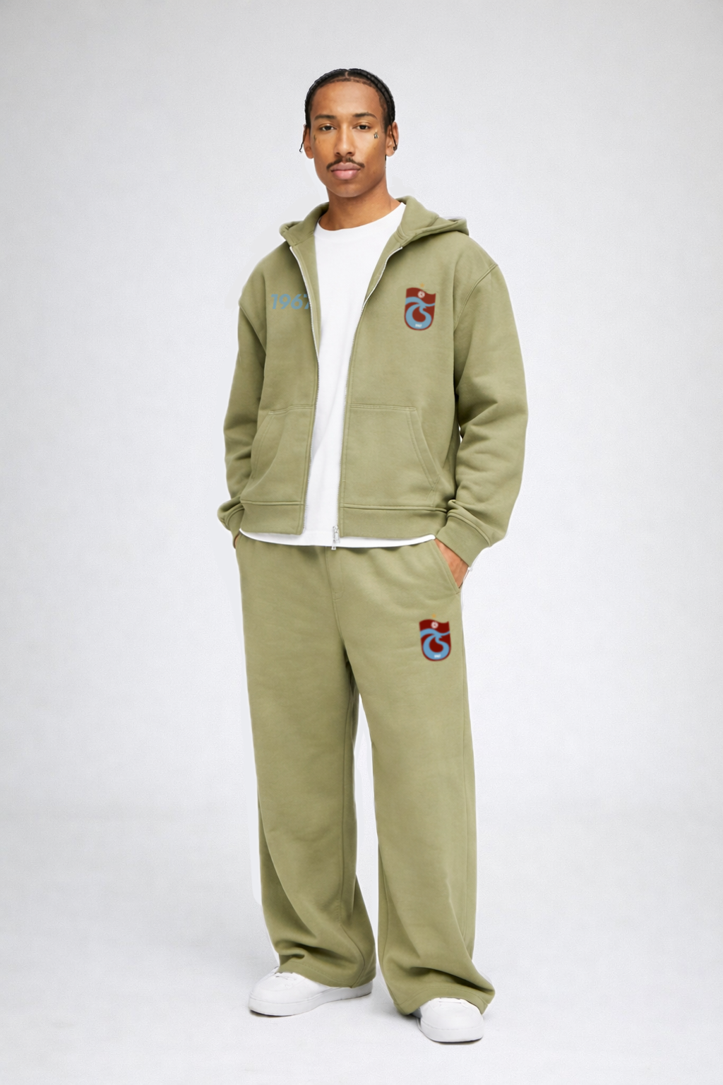 FIRTINA Oversized Zipper Olive