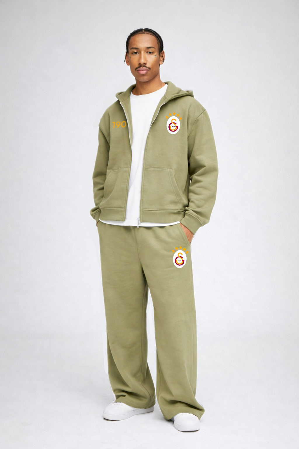 Aslan Oversized Zipper Olive