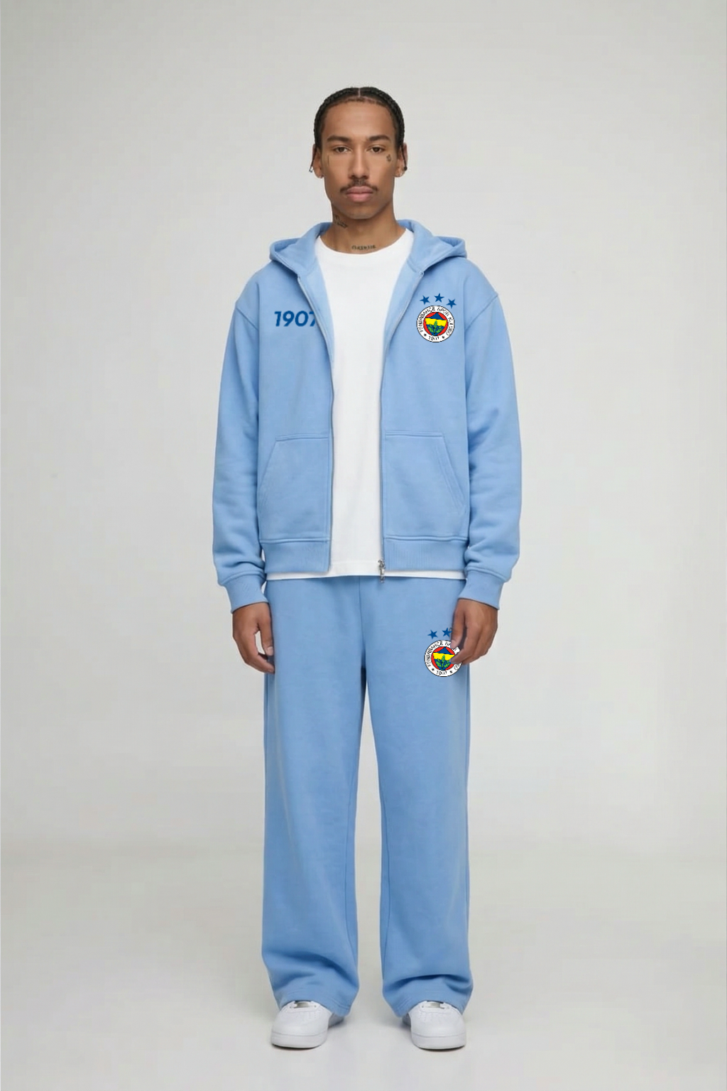 KANARYA Oversized Zipper Baby Blue