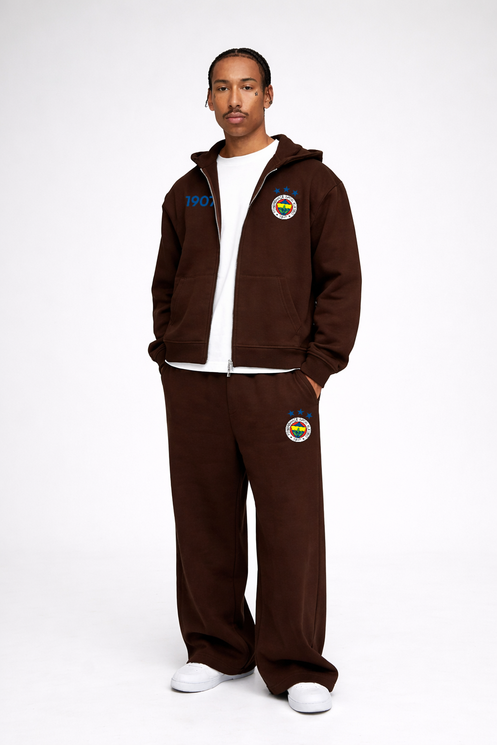 KANARYA Oversized Zipper Mocha Brown