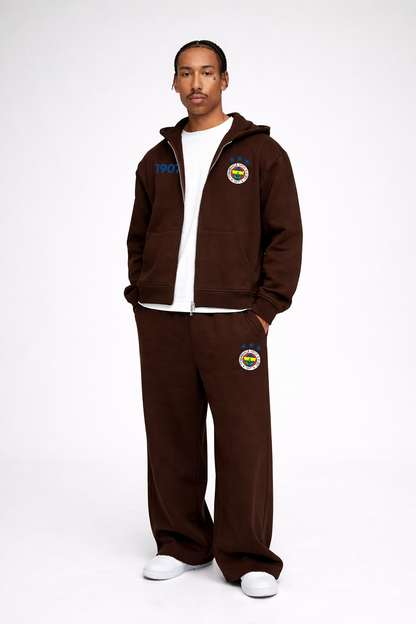 KANARYA Oversized Zipper Mocha Brown
