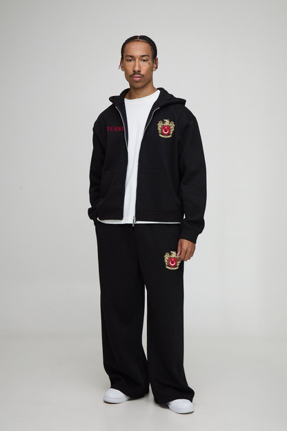 Türkiye Oversized Zipper Black