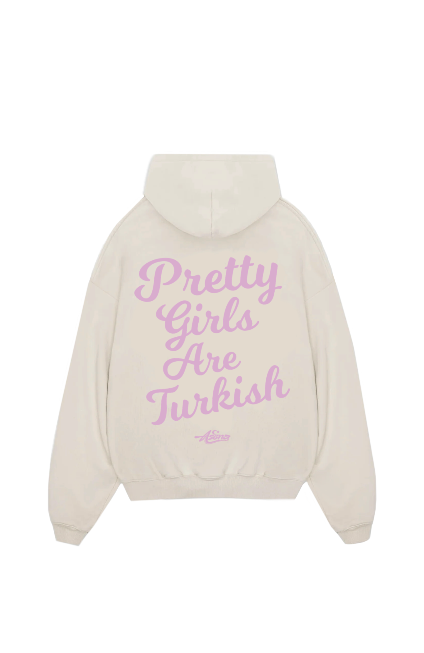 Pretty Girls are Turkish Pink Oversize Hoodie