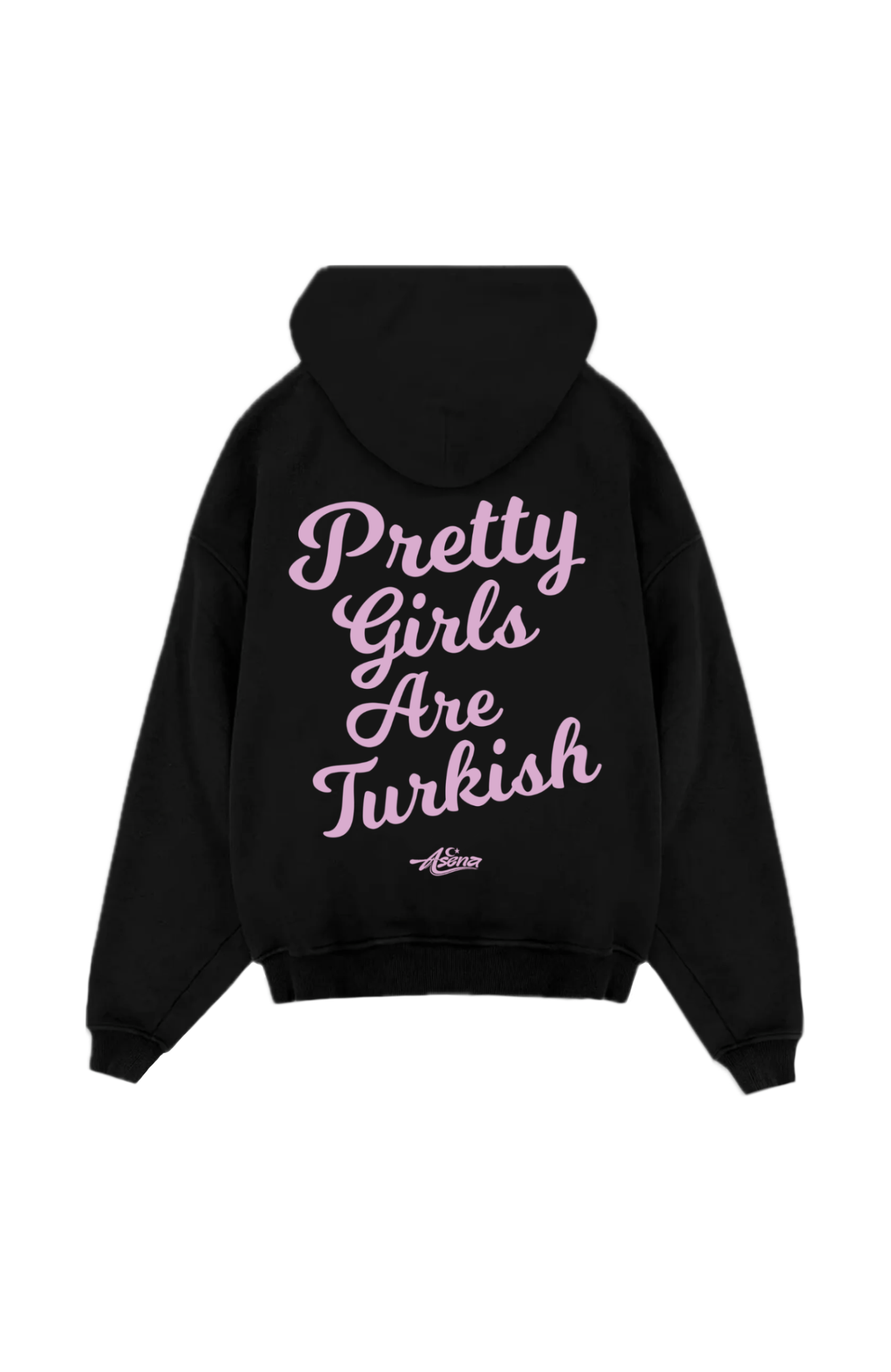 Pretty Girls are Turkish Pink Oversize Hoodie
