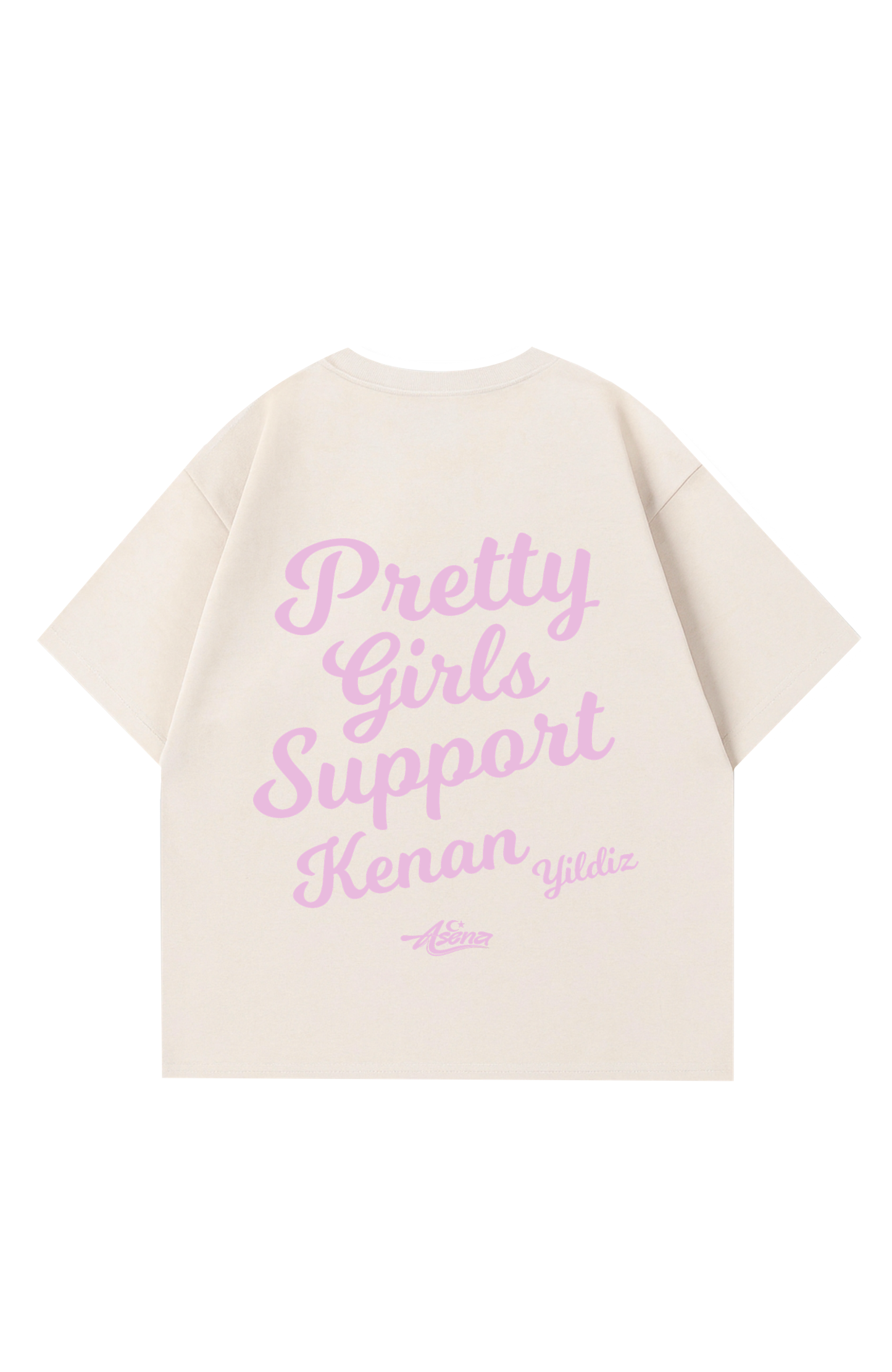 Pretty Girls Support Kenan Yildiz Pink Oversize T-Shirt
