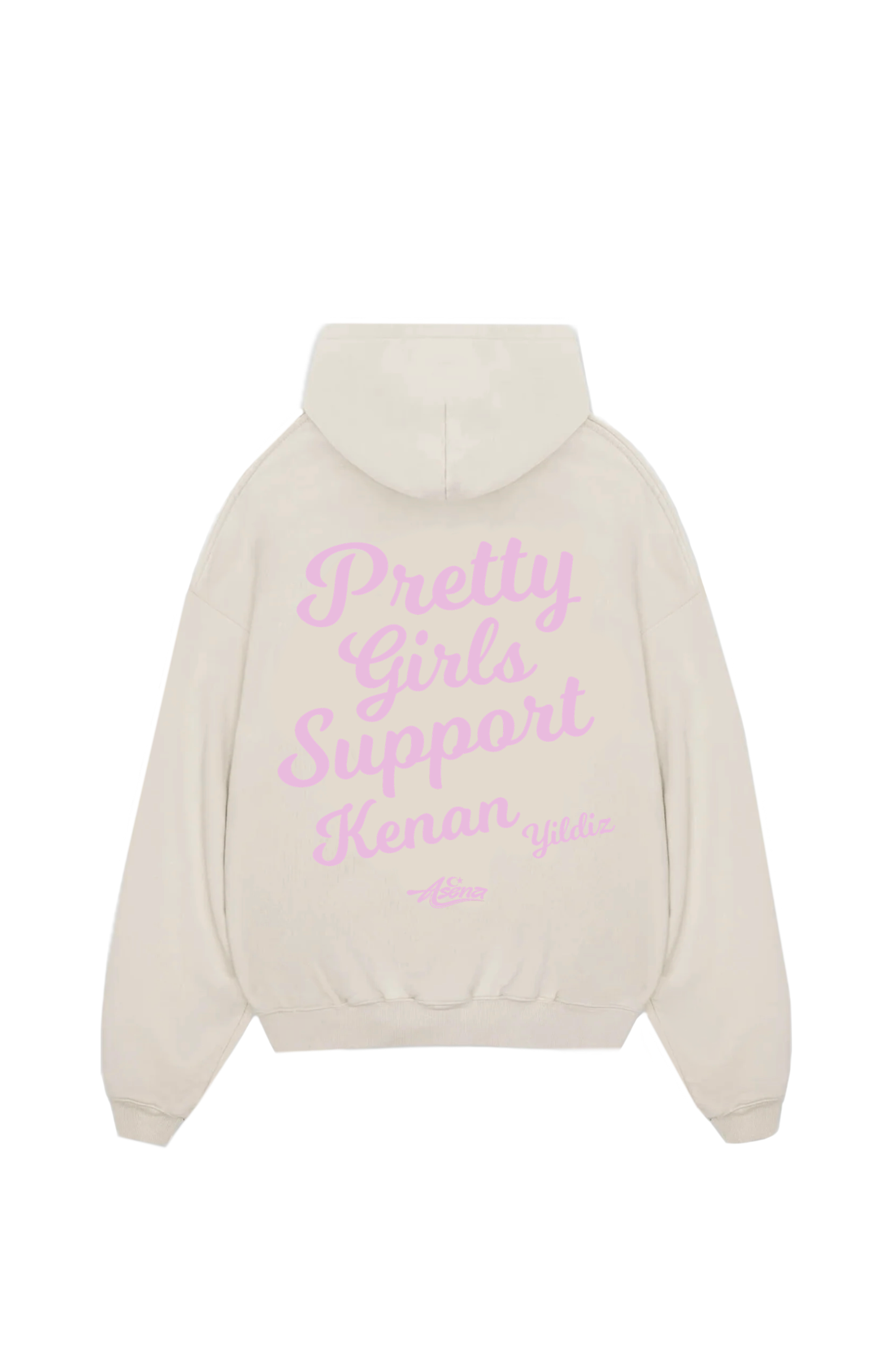 Pretty Girls Support Kenan Yildiz Pink Oversize Hoodie
