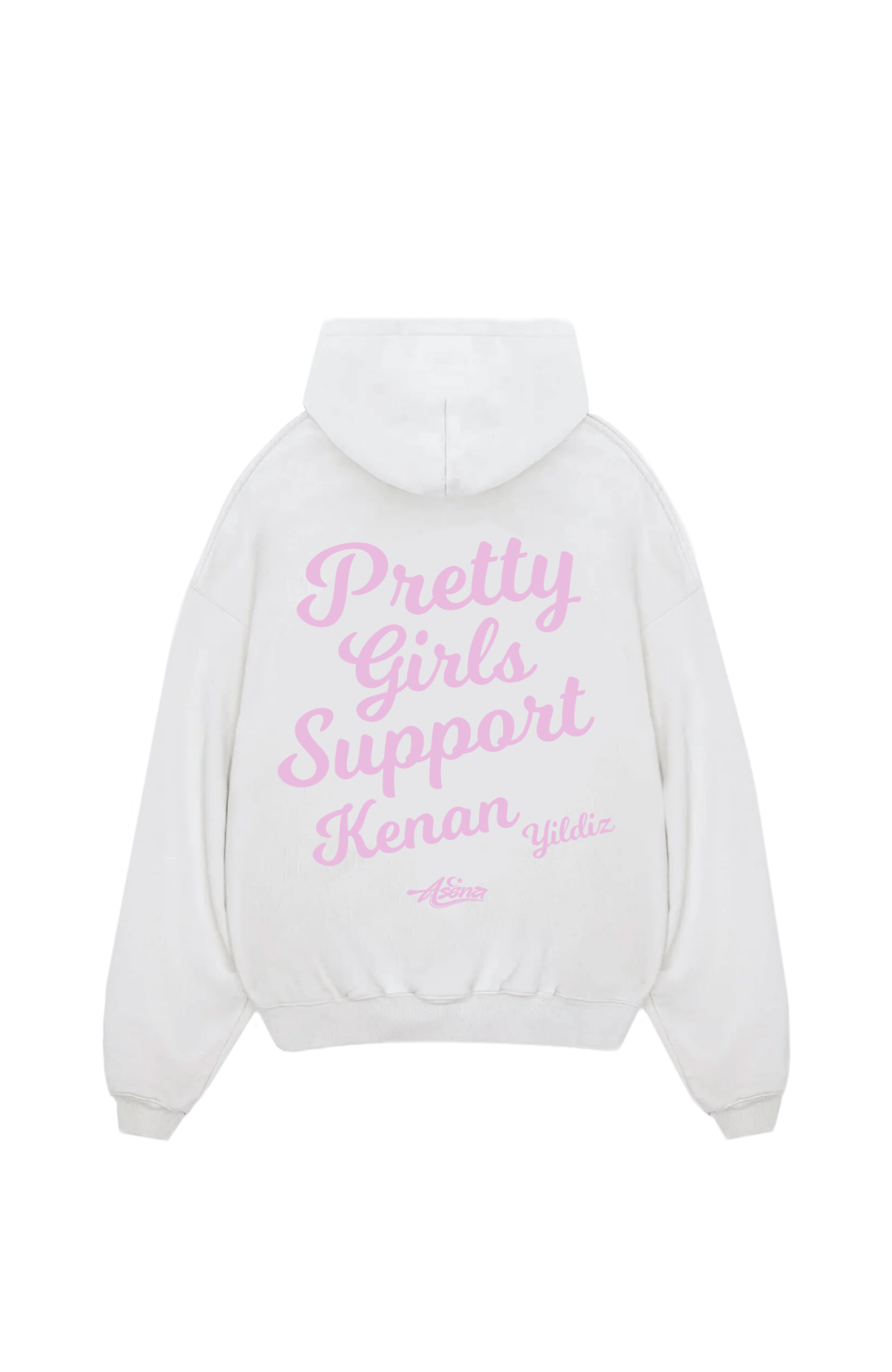 Pretty Girls Support Kenan Yildiz Pink Oversize Hoodie