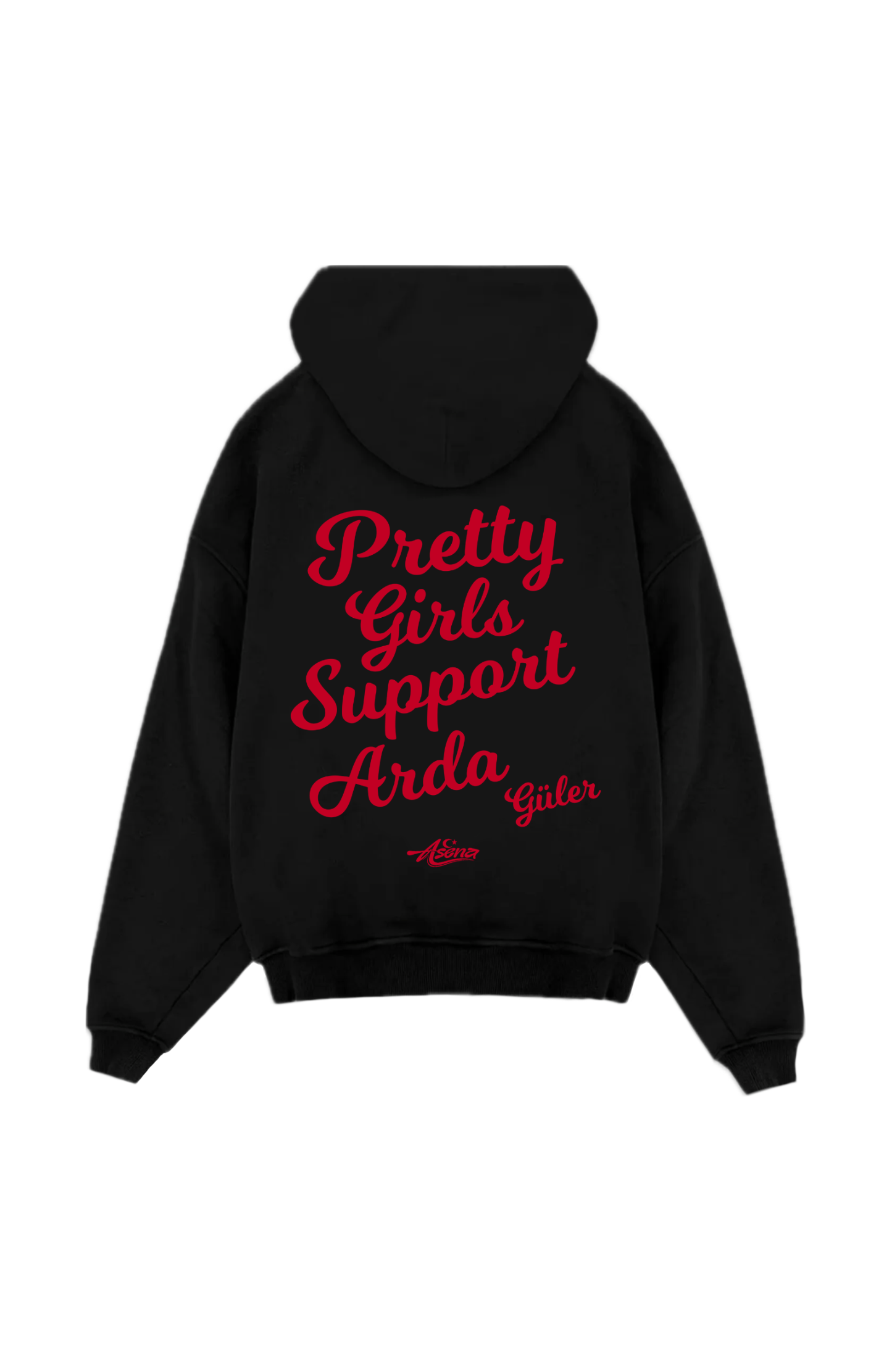 Pretty Girls Support Arda Güler Red Oversize Hoodie