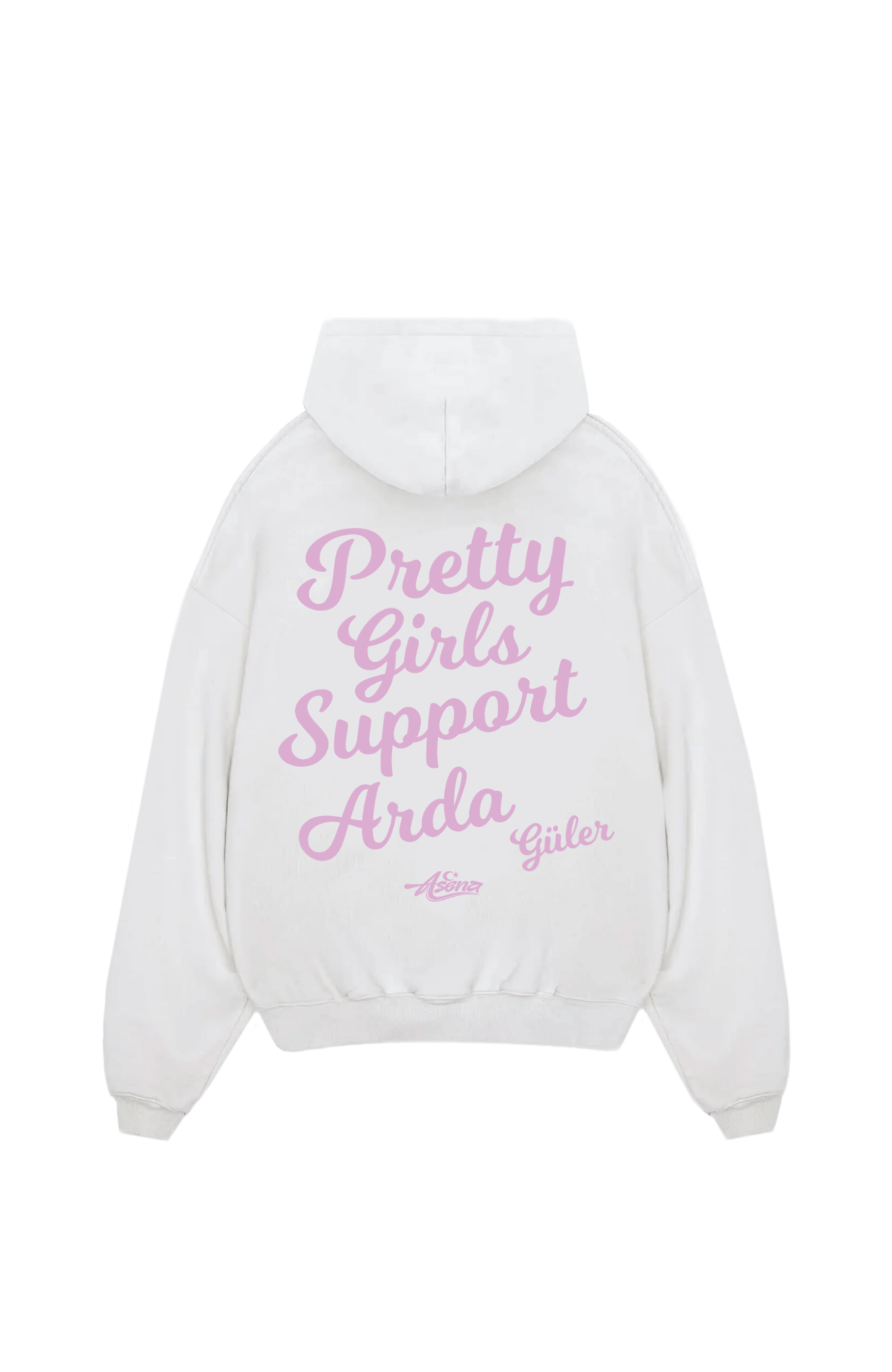 Pretty Girls Support Arda Güler Pink Oversize Hoodie