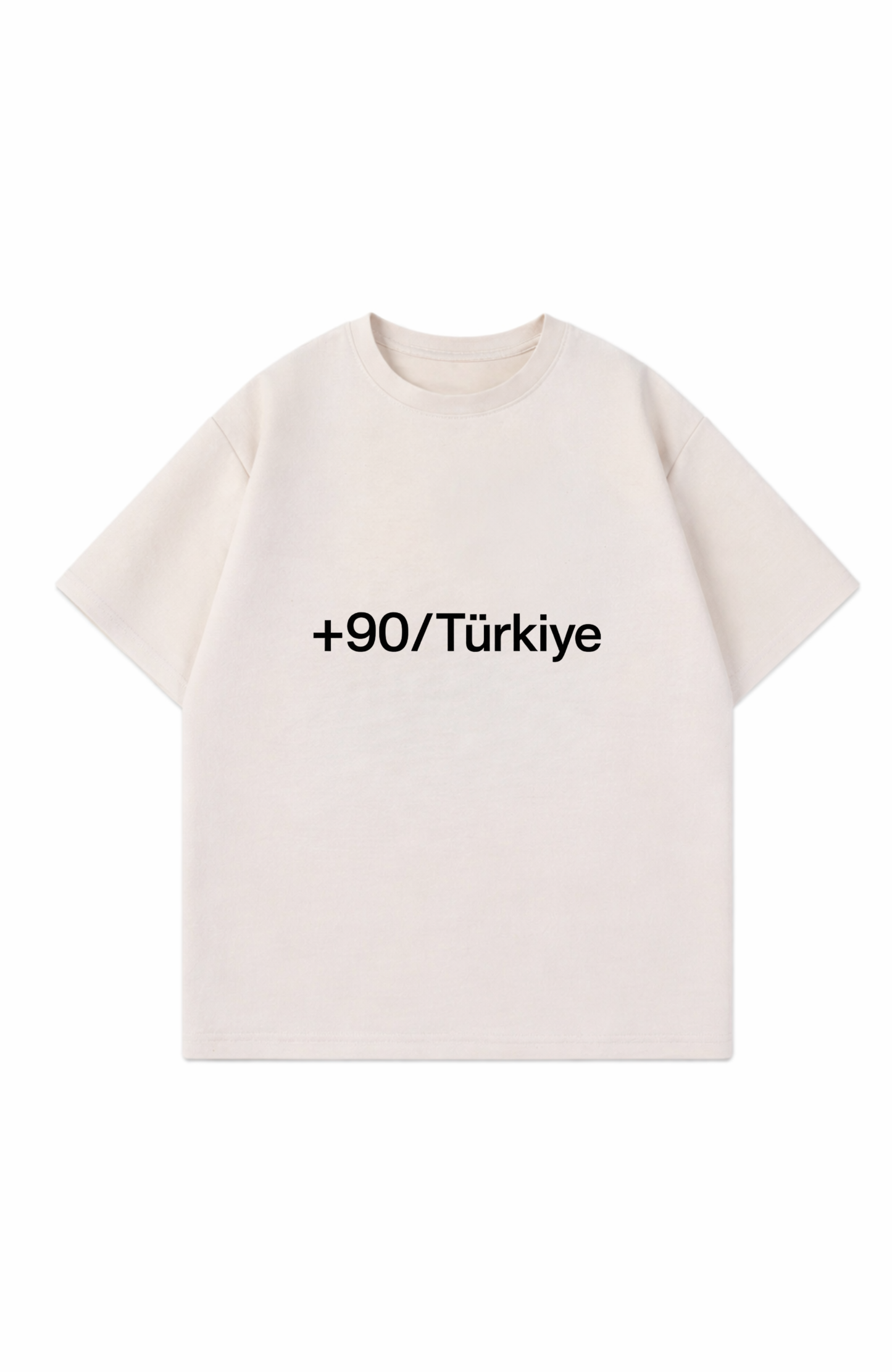 +90/Türkiye Oversize T-Shirt