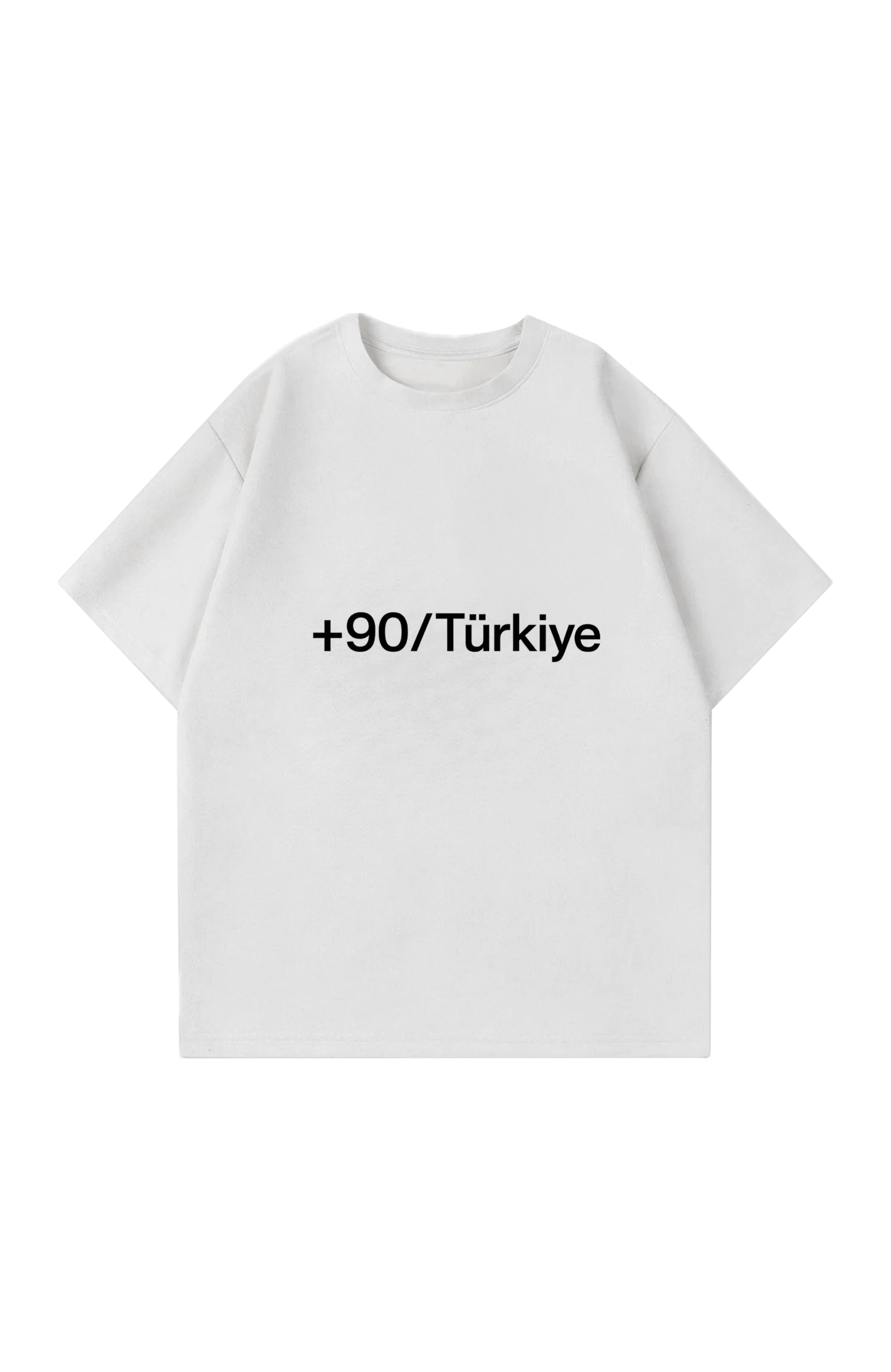 +90/Türkiye Oversize T-Shirt