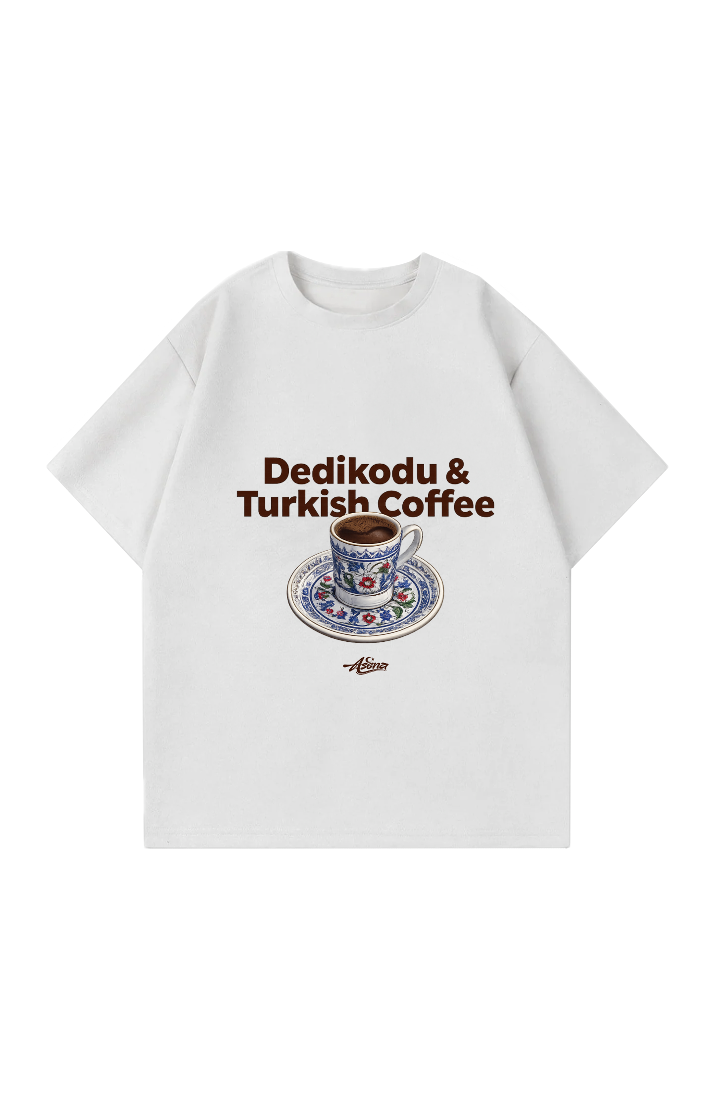 dedikodu and turkish coffee Oversize T-Shirt